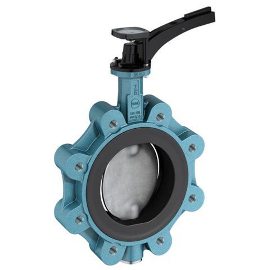 Vlinderklep met hendel Z014-A-Therm F04-V11 DN32 PN10/16