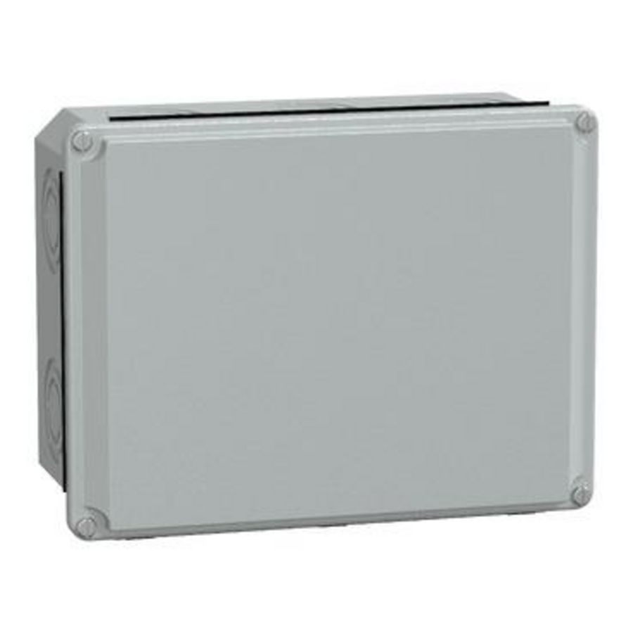 Klemmenkast Laag deksel 206x156x83mm IP55 Grijs Spacial SDB