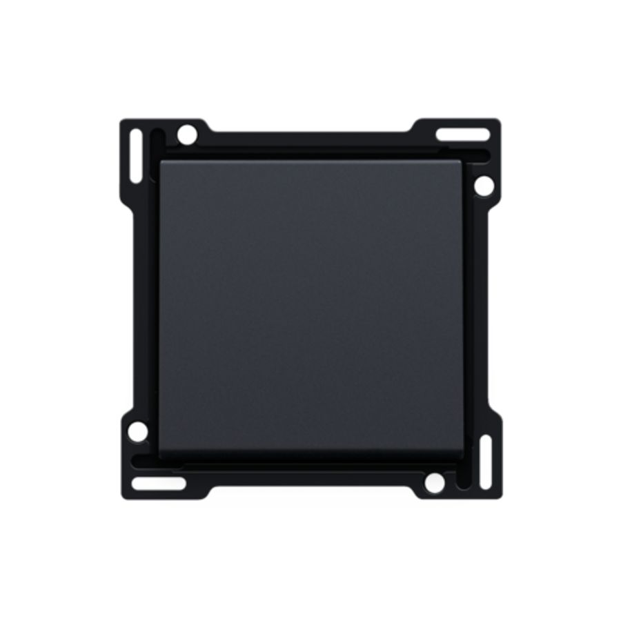 Afwerkingsset enkelv. schakelaar/drukknop anthracite