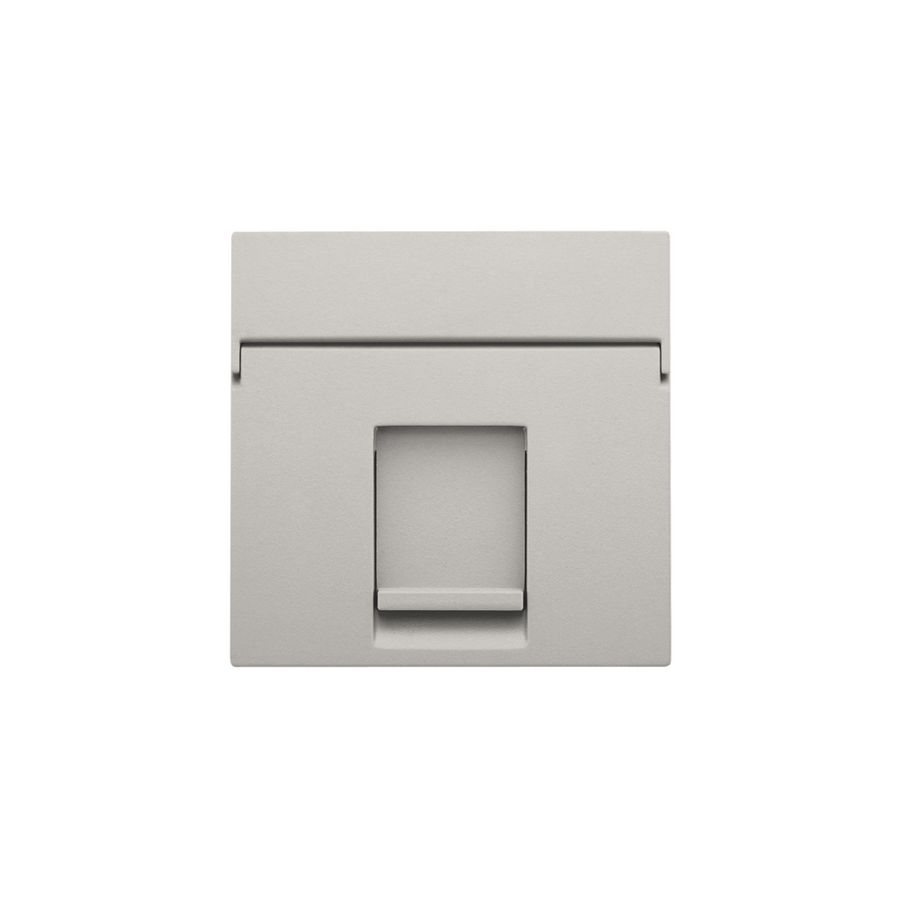 Centraalplaat data 1x RJ light grey