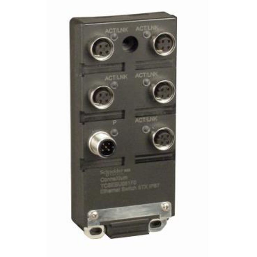 Ethernet TCP / IP switch 5TX IP67 M12 ConneXium