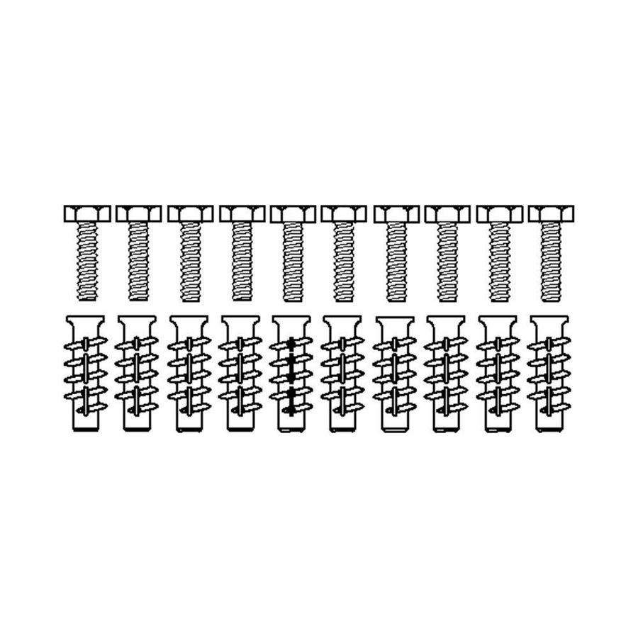 Set a 10st. Bevestigingsmateriaal V8662 voor cellenbeton