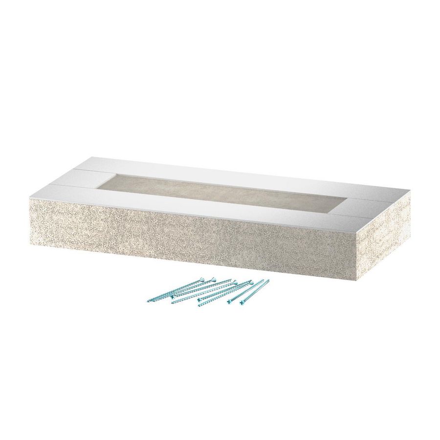 Eindstuk voor BSKH09-K0521 50x210 glasvezel grijs