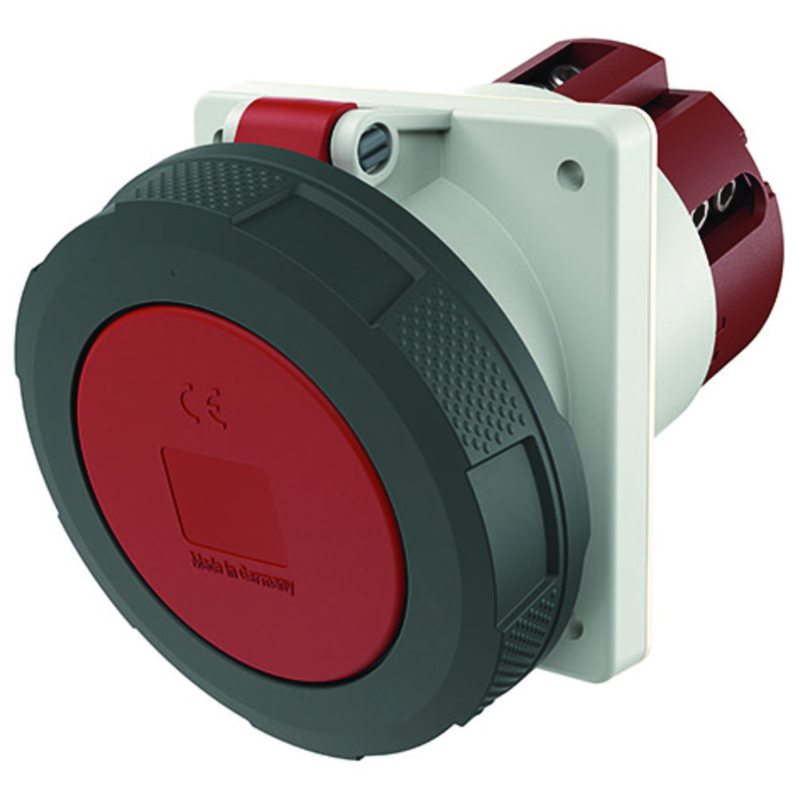 Inbouwwandcontactdooss 125A 5-polig  6H400V IP67 +P