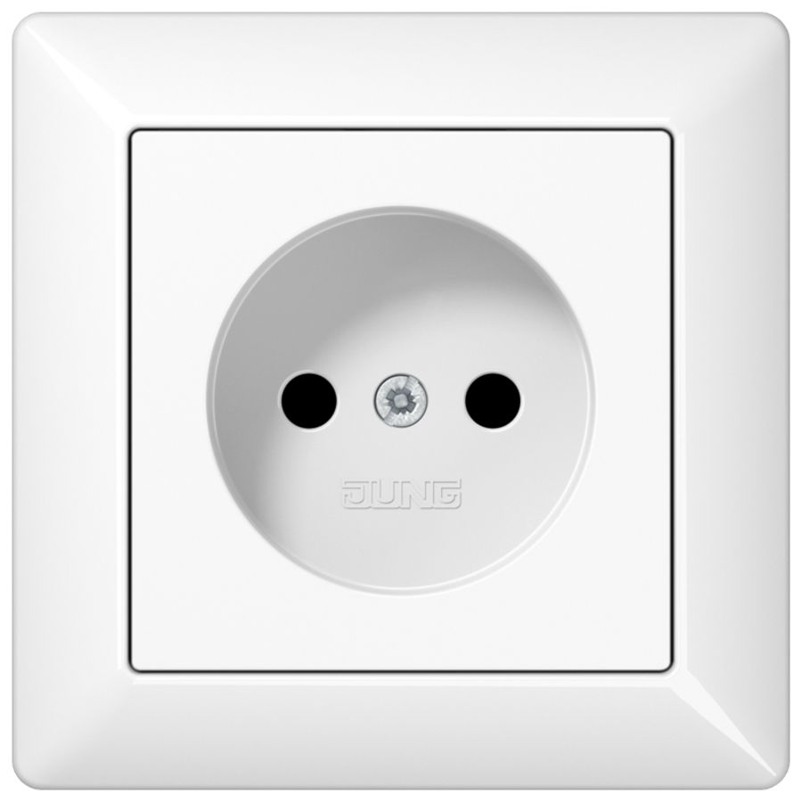 Wandcontactdoos zonder beschermingscontact 16 A 250V