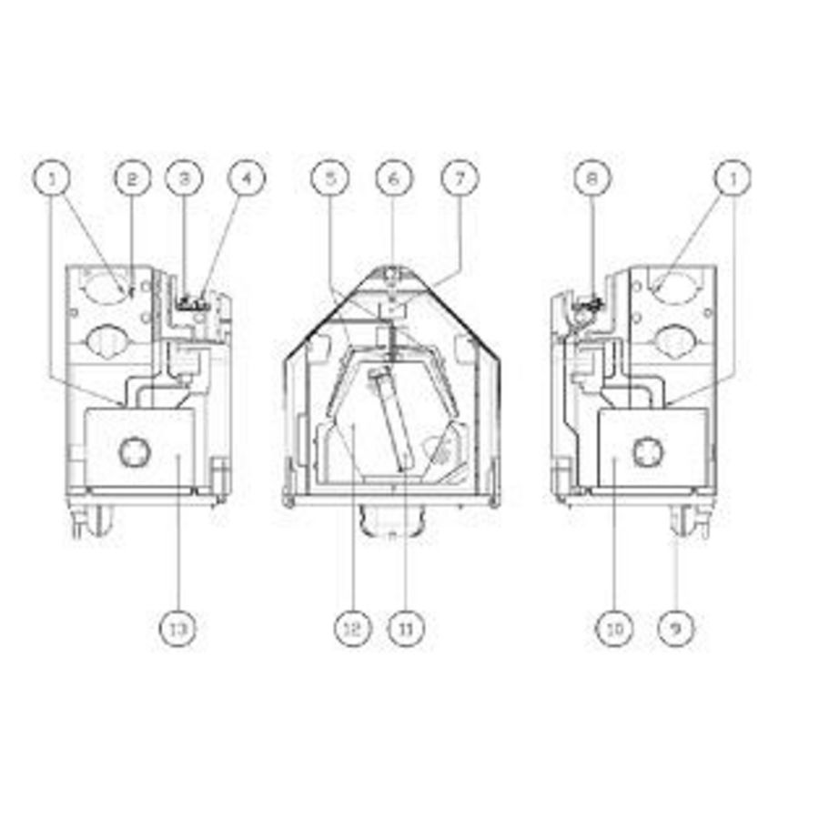 Ombouw/upgrade set HRC-4B naar HRC-300-BRPH-15 2018