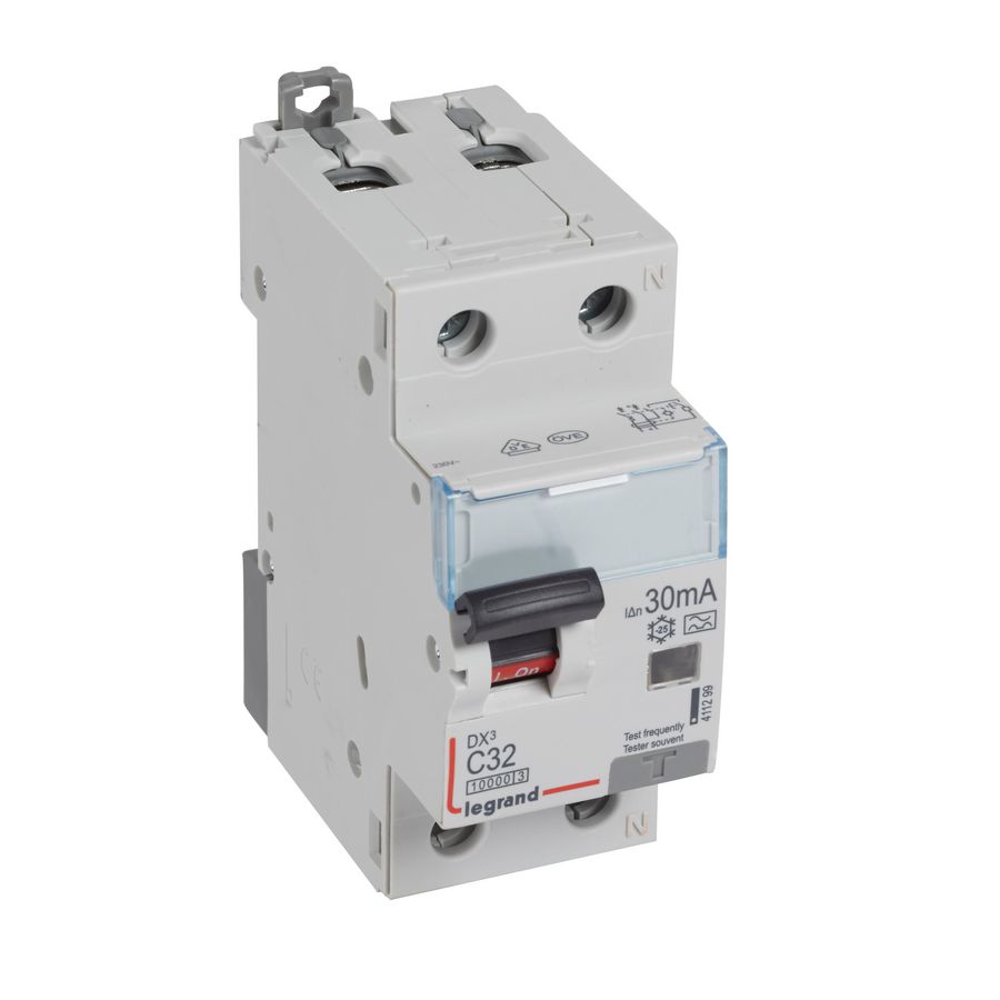 Aardlekautomaat 1P+N C32A 10kA 30mA