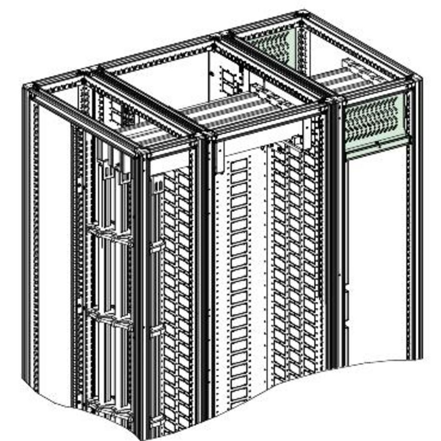Horizontal busbar barrier 3M form 2b W400 mm Spacial SFM