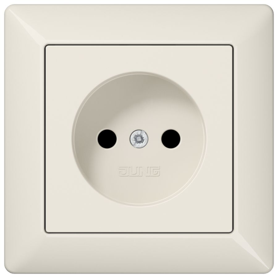 Wandcontactdoos zonder beschermingscontact 16 A 250V
