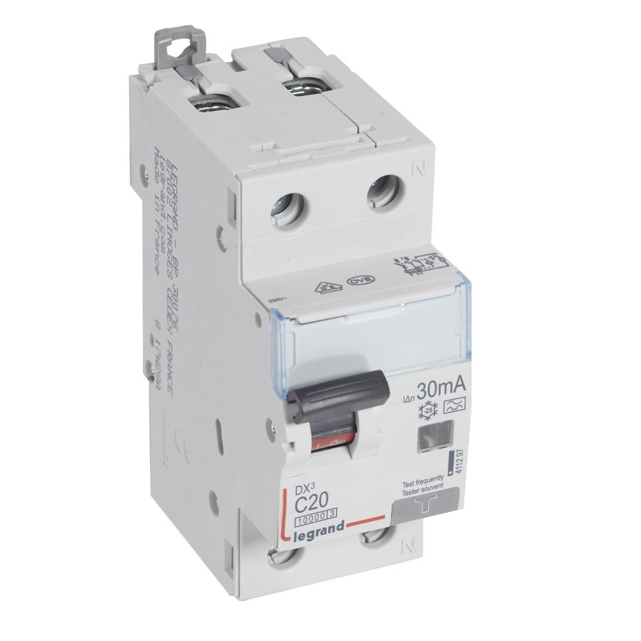Aardlekautomaat 1P+N C20A 10kA 30mA