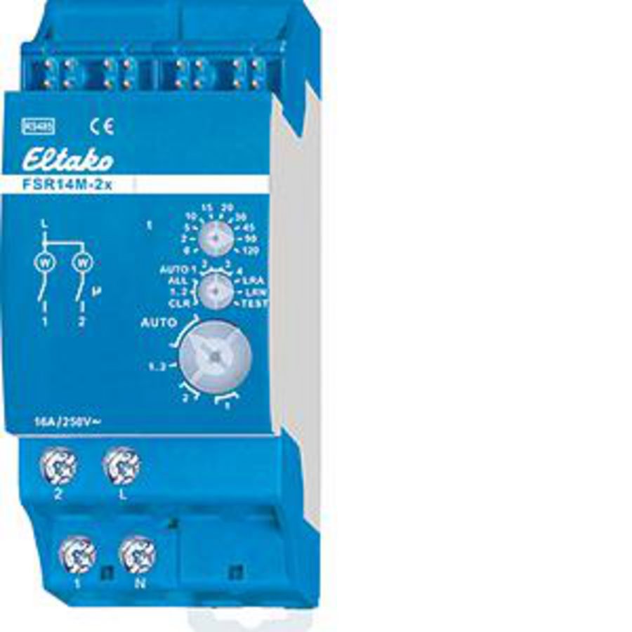 DIN-rail EnOcean RS485-bus 14-serie 2-kanaals