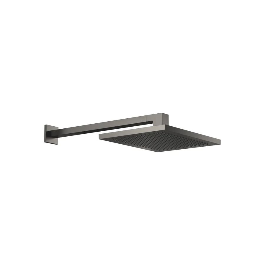 Regendouche wandbevest. flowreduc 300x240mm Dark plat. gebor