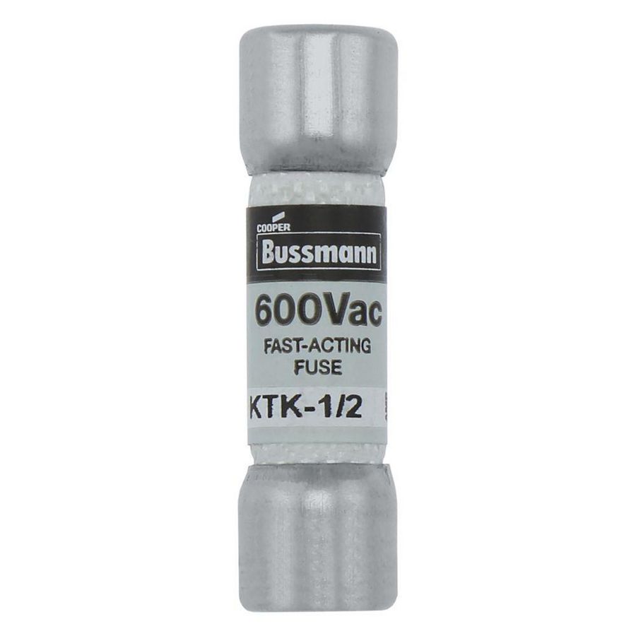 Zekering laagspanning 0.5A AC 600V 10x38mm UL C VVE=10