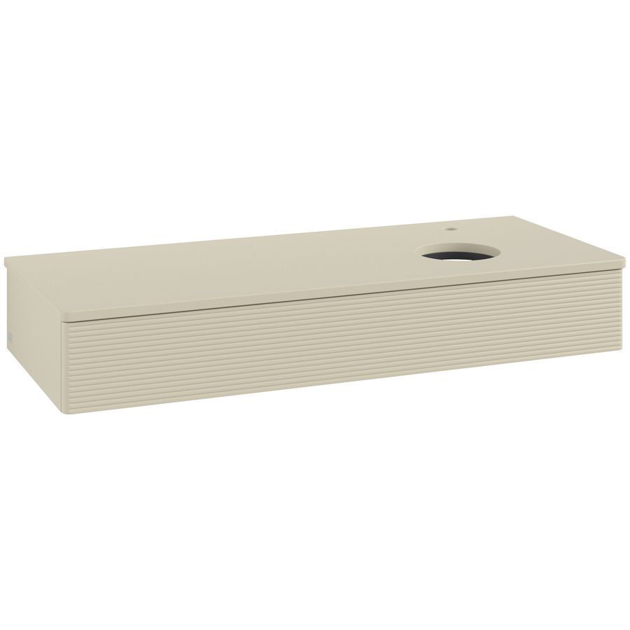 Wastafelonderkast Antao 1200x190x500mm S.Grey Matt Lacquer L12150HJ