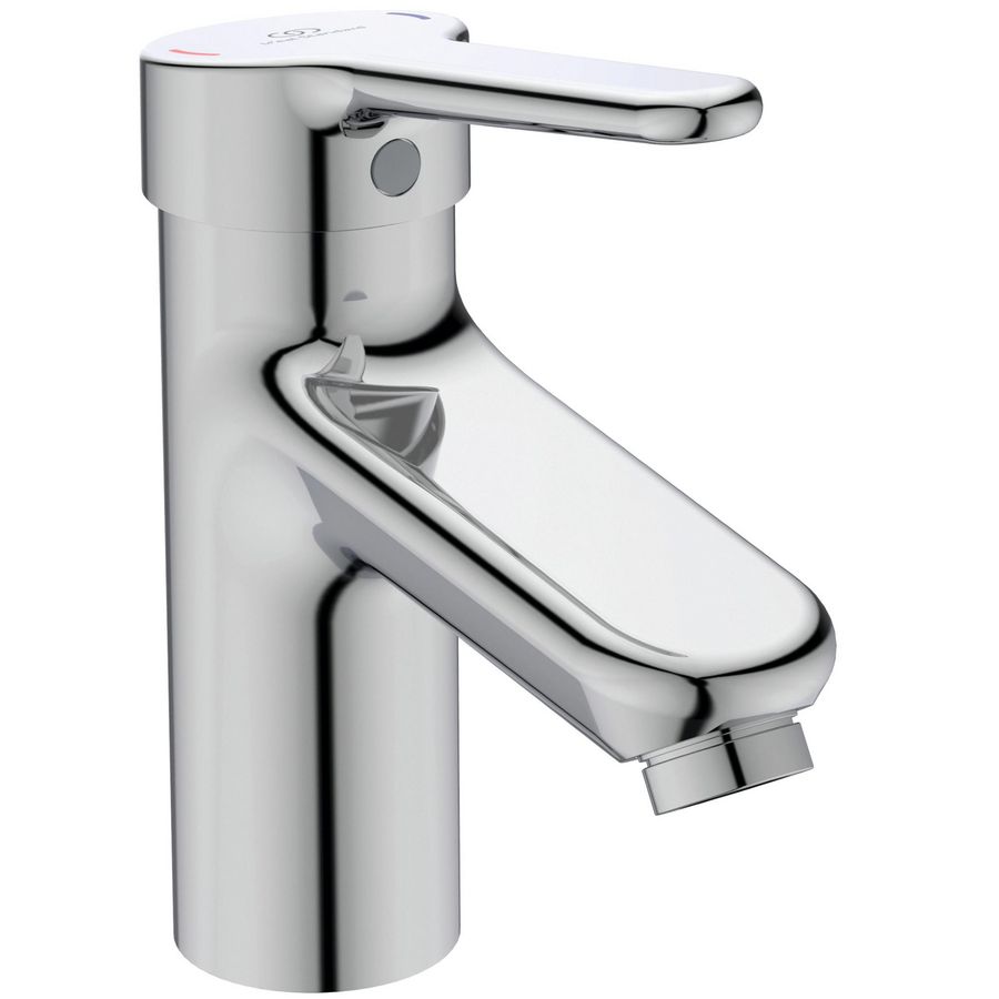 Ceraplus 2 wastafelmengkraan chroom met greep 110mm