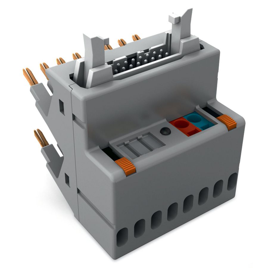 Interface Adapter 14-polig Uitgang negatief schakelend Wago