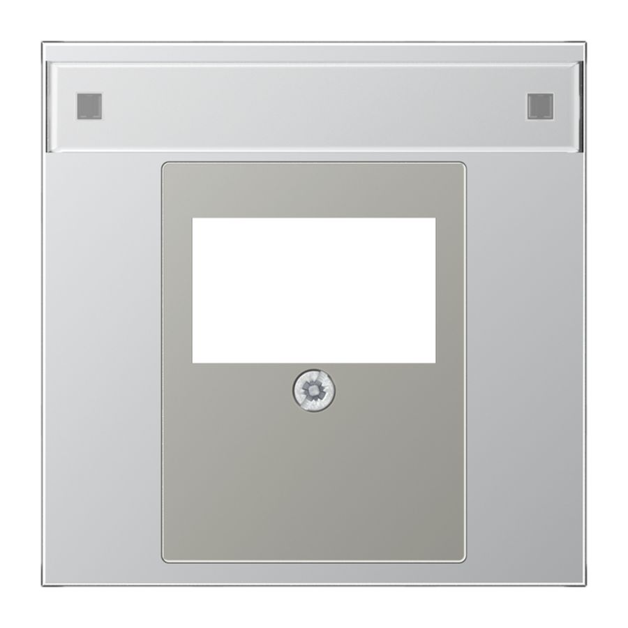 Afdekking alu.m.tekstv.v speakeraansl LS