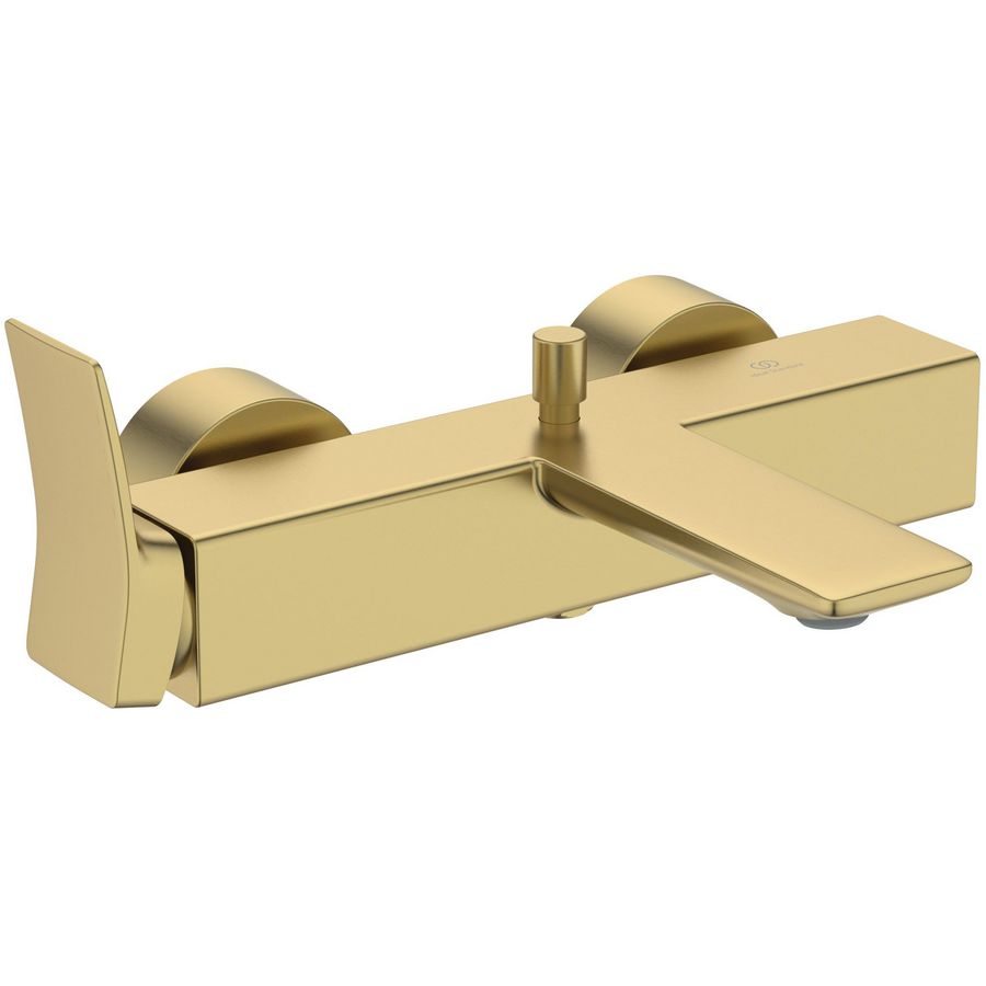 Conca bad/douchemengkraan brushed gold (mat goudkleurig)