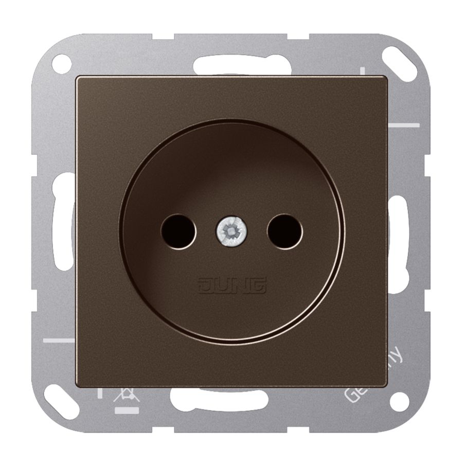 Wandcontactdoos zonder beschermingscontact 16 A 250V