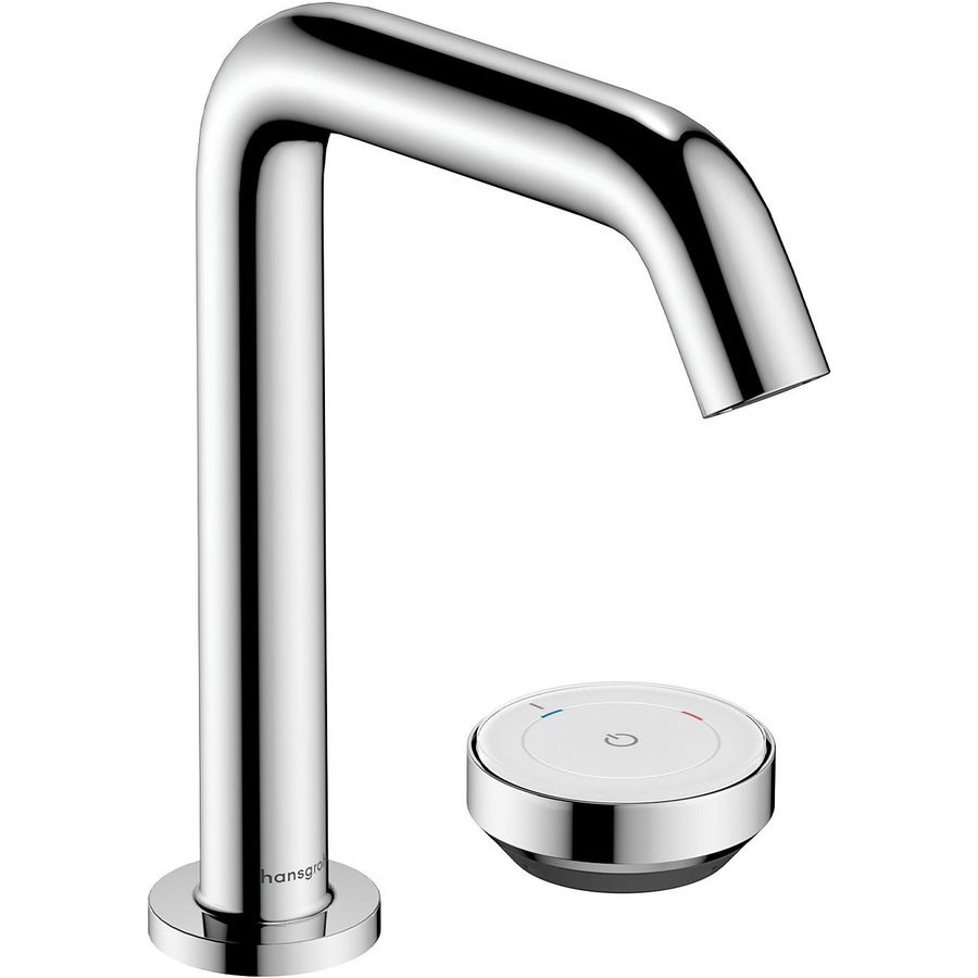 Tecturis S 2-gats wastafelkraan 150 CoolStart met afvoer chroom