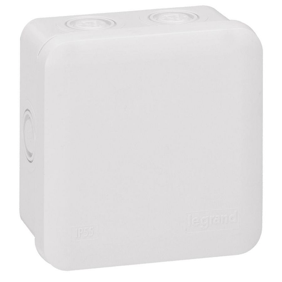 Doos 80x80x45 7 uitbreek Plexo VVE=5