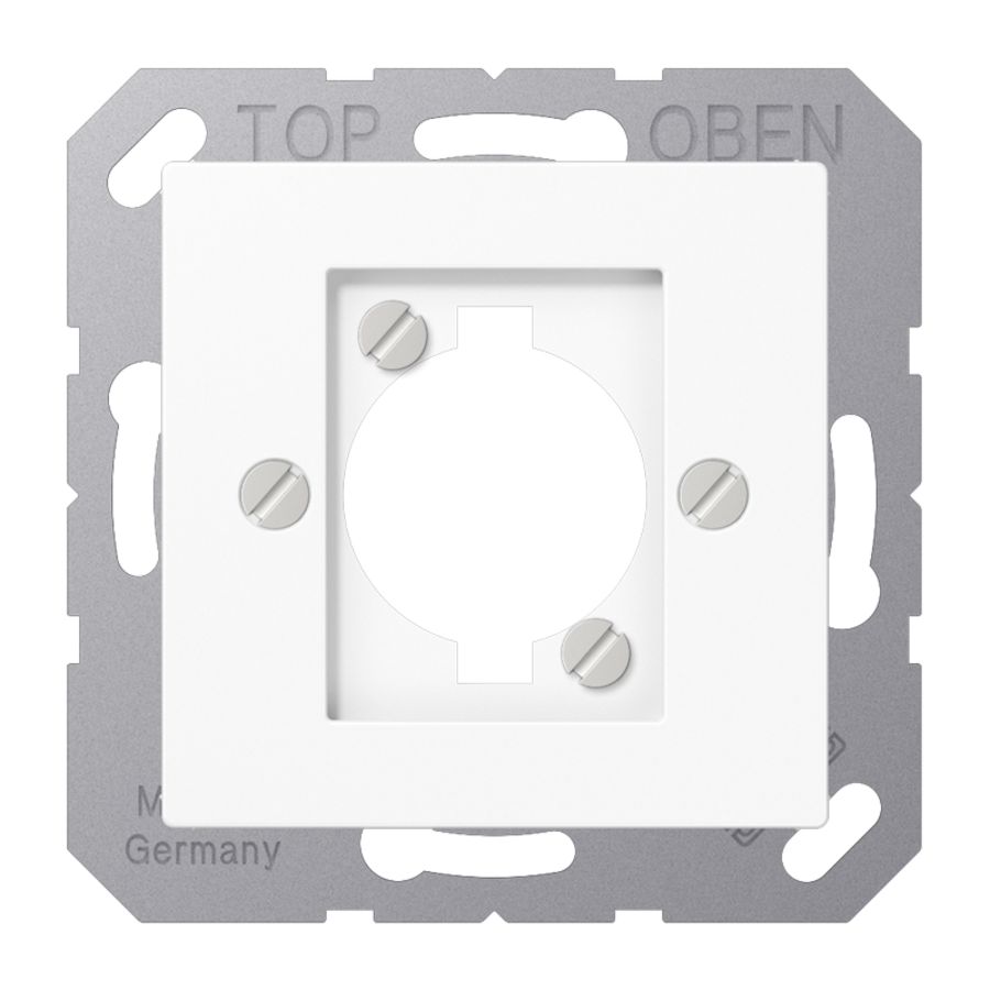 Afdekking A(S)500 a.wit slv.v.XLR-aansl.ds.