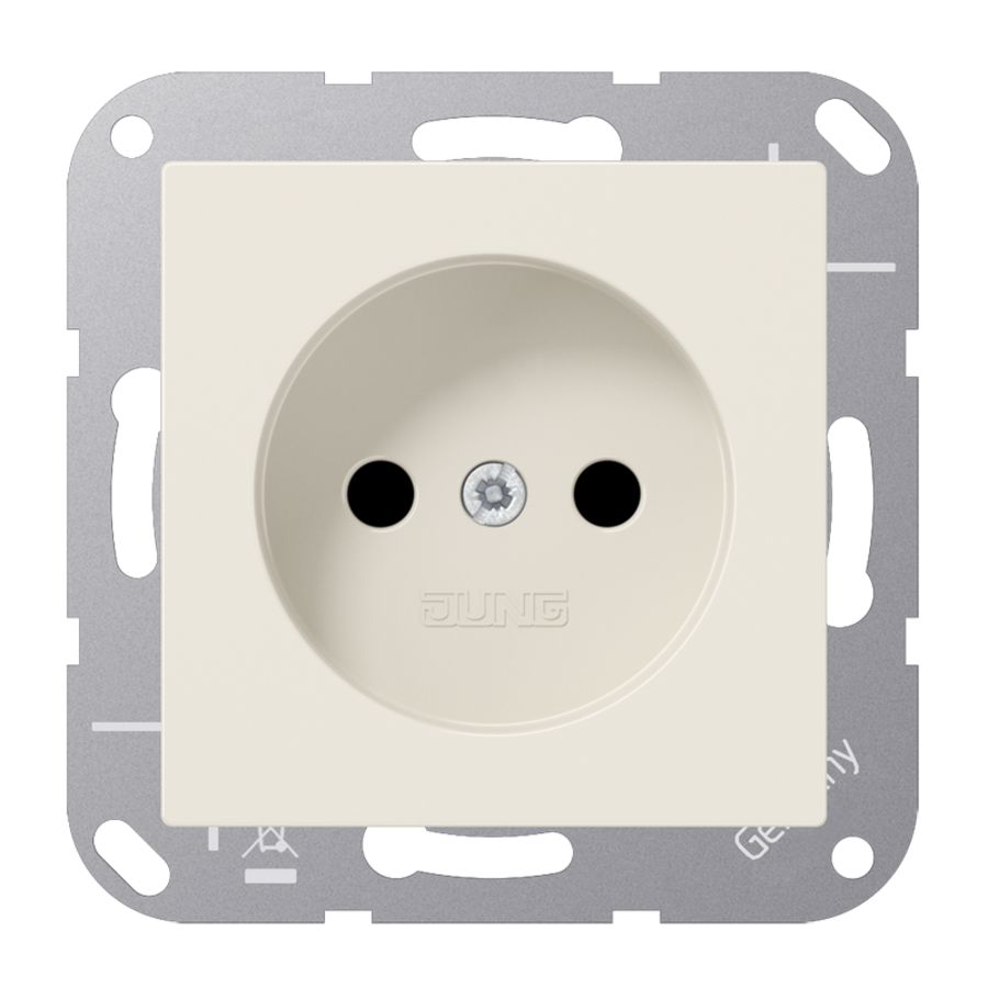 Wandcontactdoos zonder beschermingscontact 16 A 250V