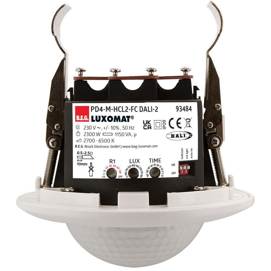 Aanwezigheidsmelder HCL2 360gr. IB wit IP20 24m 3Kanaal