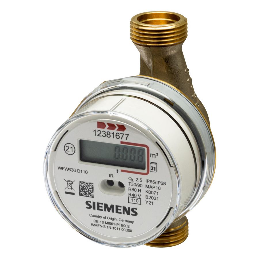 WFW636.E130 - Warm watermtr 4 m3/h