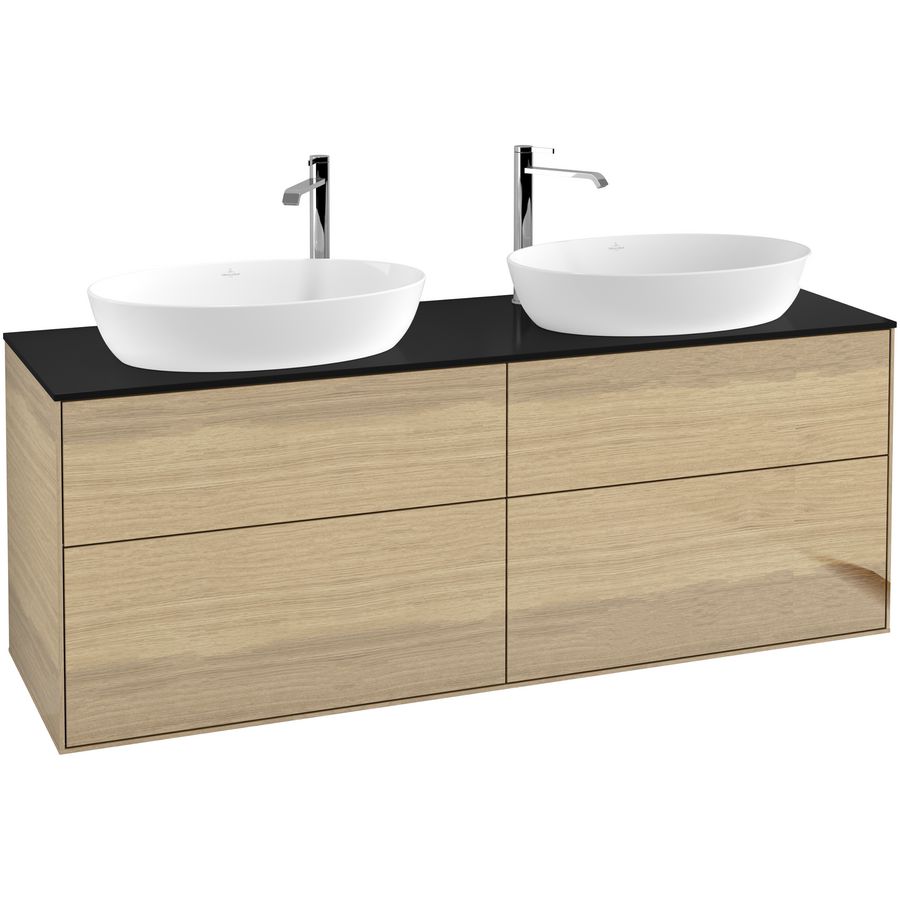 Wastafelonderkast Finion 1600x603x501mm Oak Veneer G96200PC