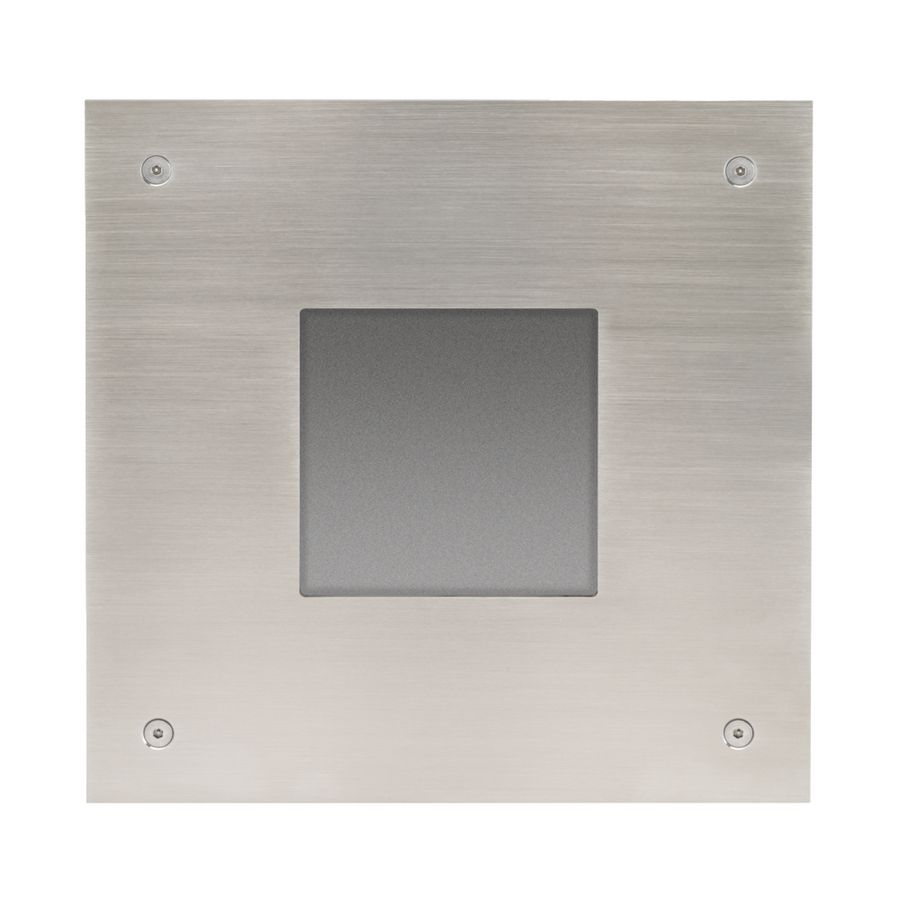 Frontplaat en inbouwdoos modulaire buitenpost 1 knop