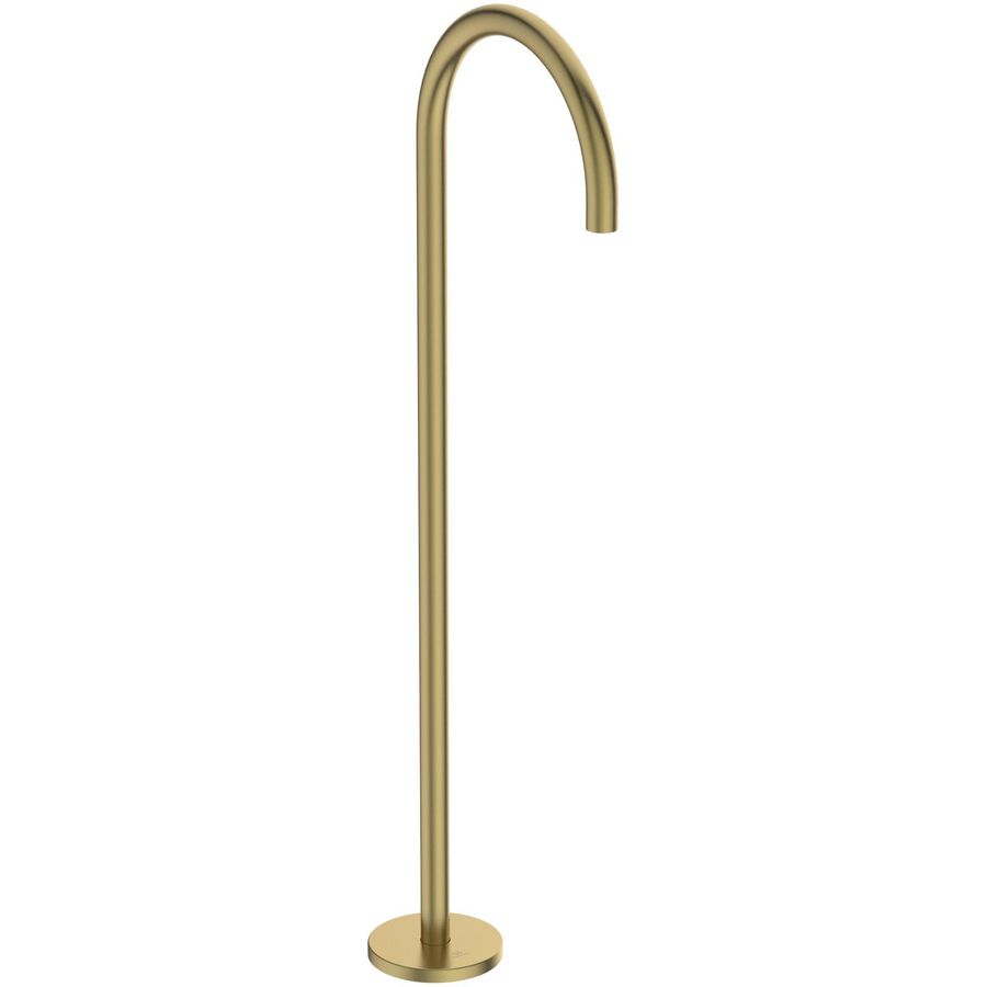 Joy vrijstaande badmengkraan brushed gold (mat goudkleurig)