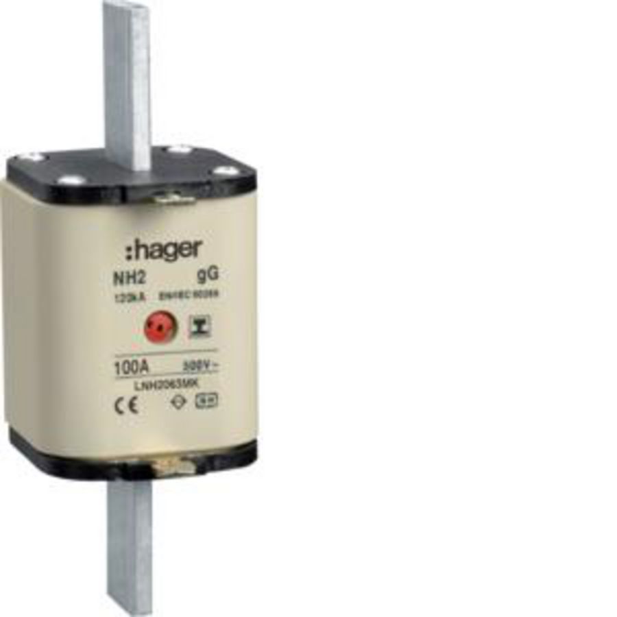 Mespatroon NH2C 100A 500V gG combimelder geisoleerd VVE=3