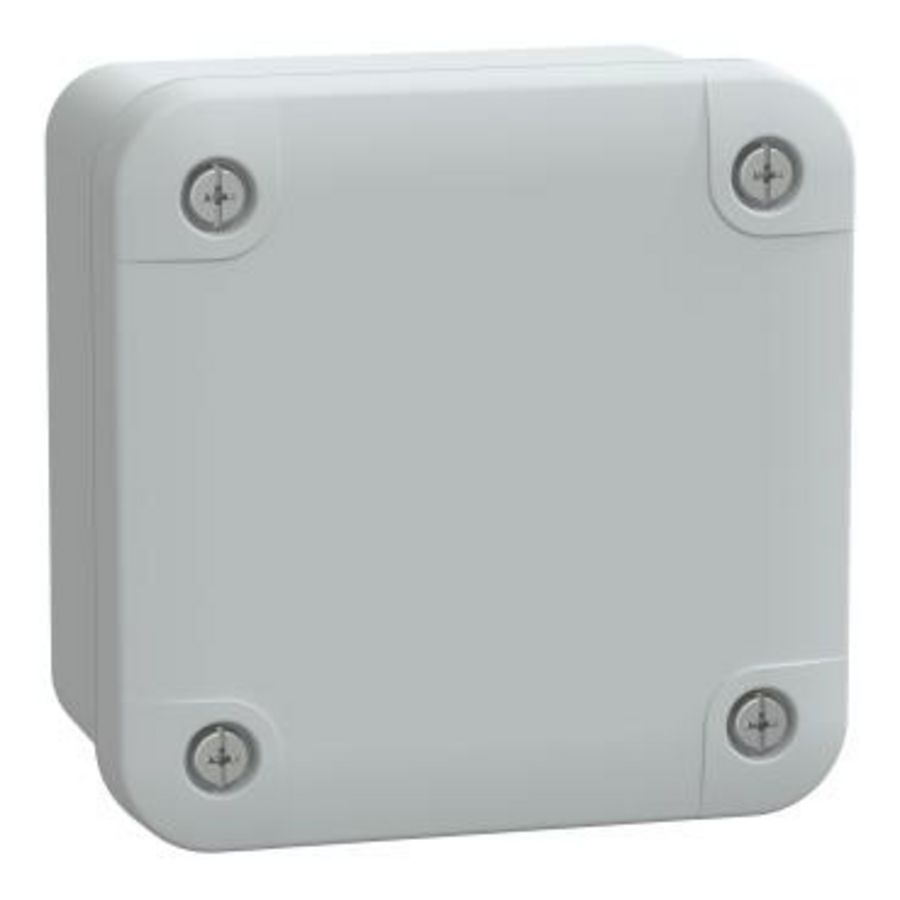 PC kast Int 80x80x65mm Ext 89x89x51mm IP66/IK08 H10 VVE=5
