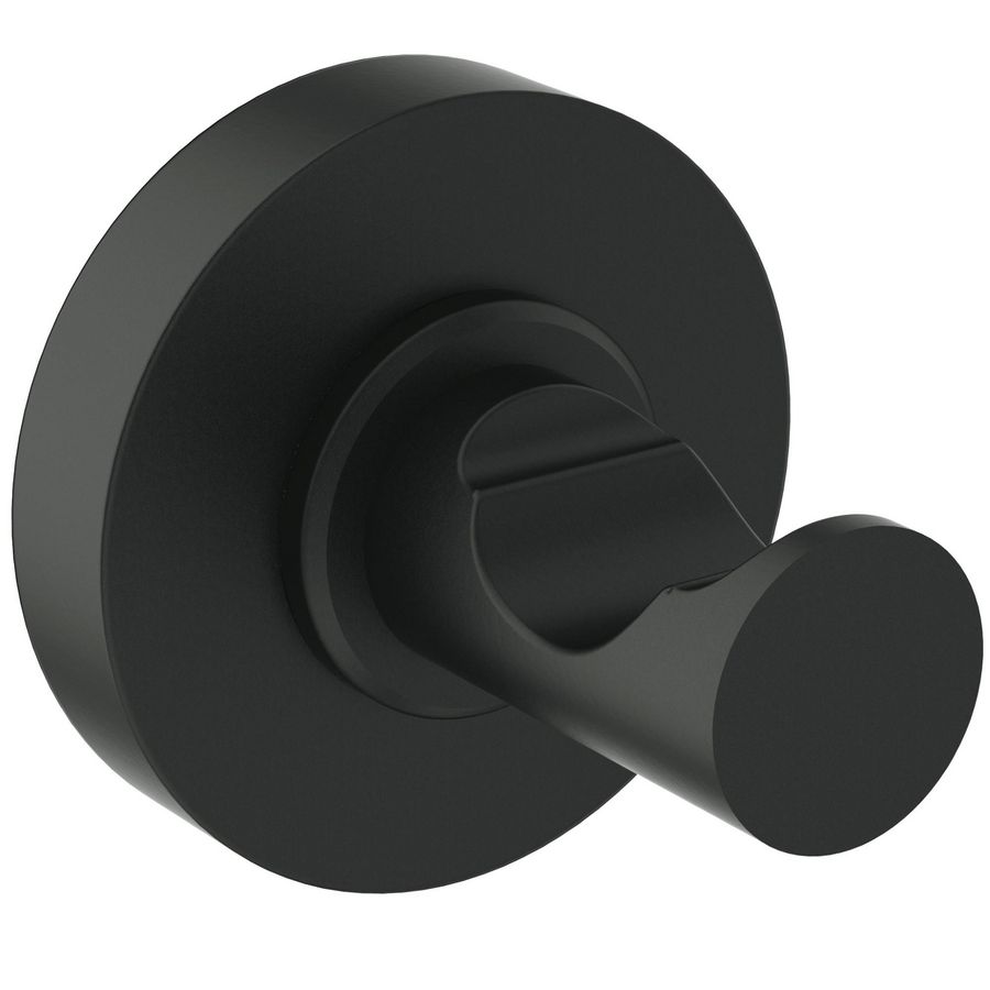 Handdoekhaak 48 x 45 x 48mm enkel silk black IOM