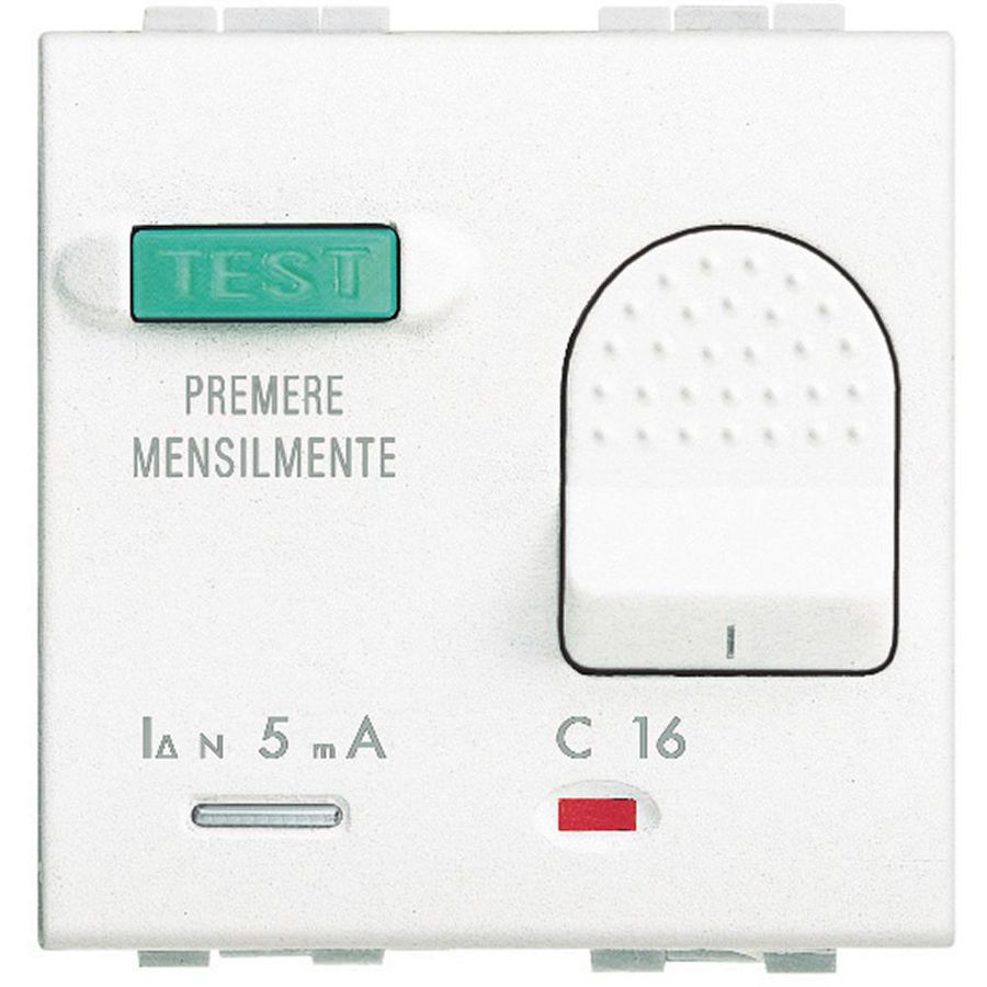 Installatieautomaat Light 16A 3kA 230V 2 modulen wit