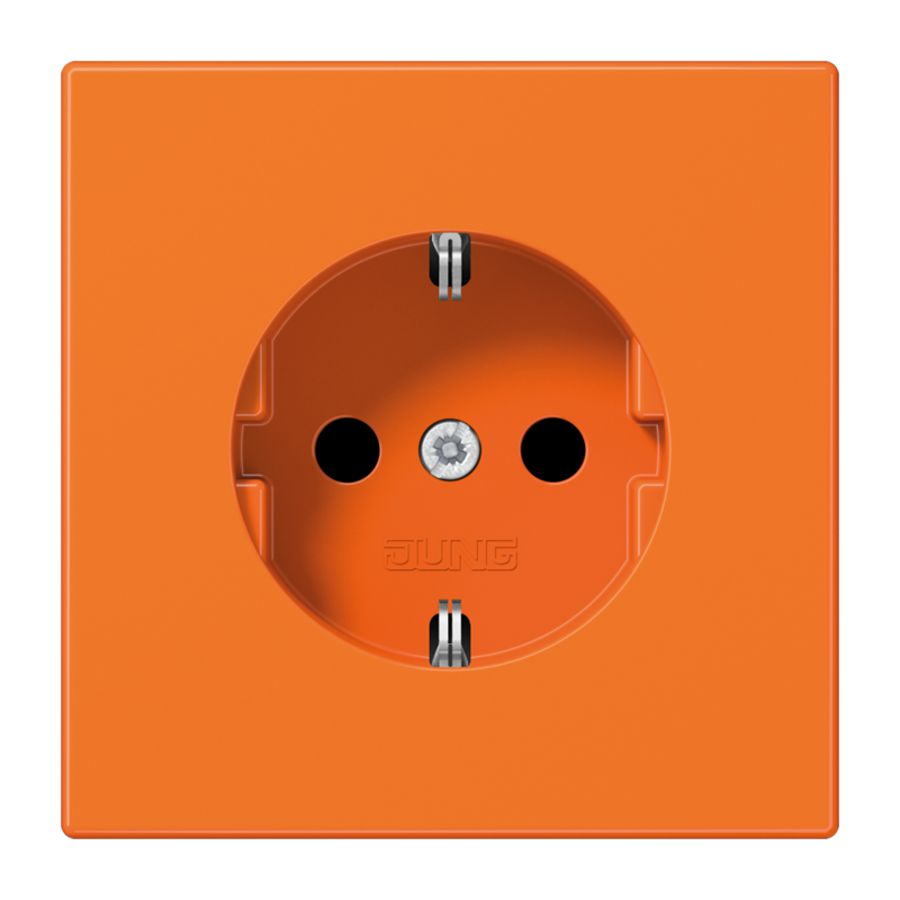 Wandcontactdoos LS990 oranje slagvast met R/A