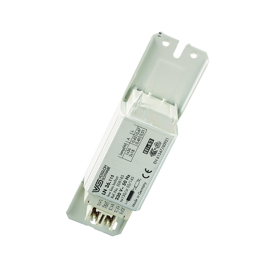 Voorschakelapparaat EM Ballast LN36.115 230V-50Hz 1X36W/2X18