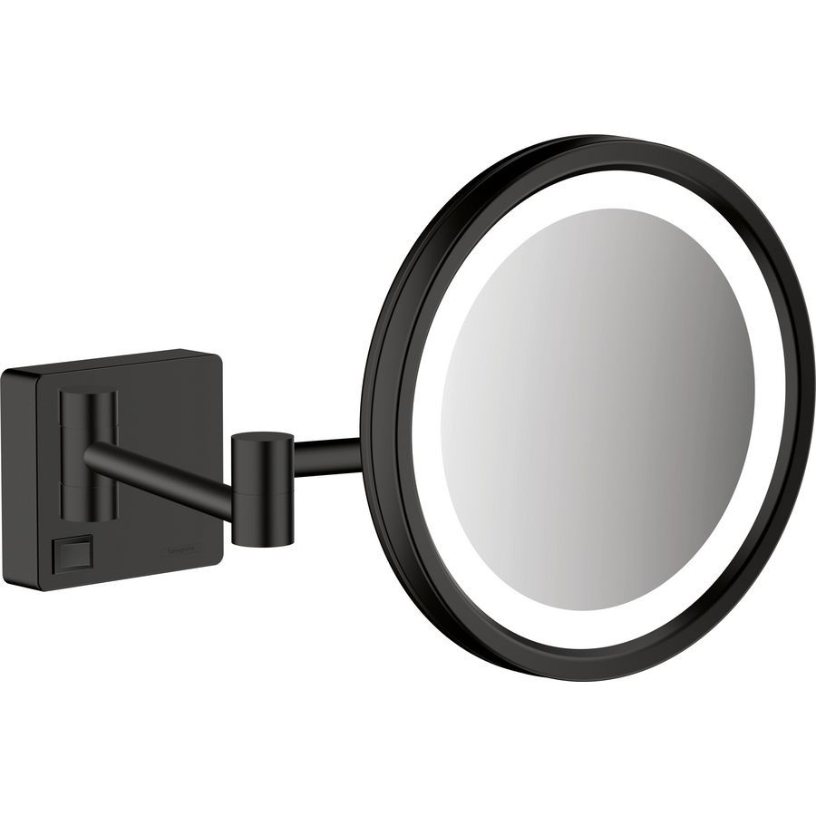 AddStoris scheerspiegel+LED Licht mat zwart