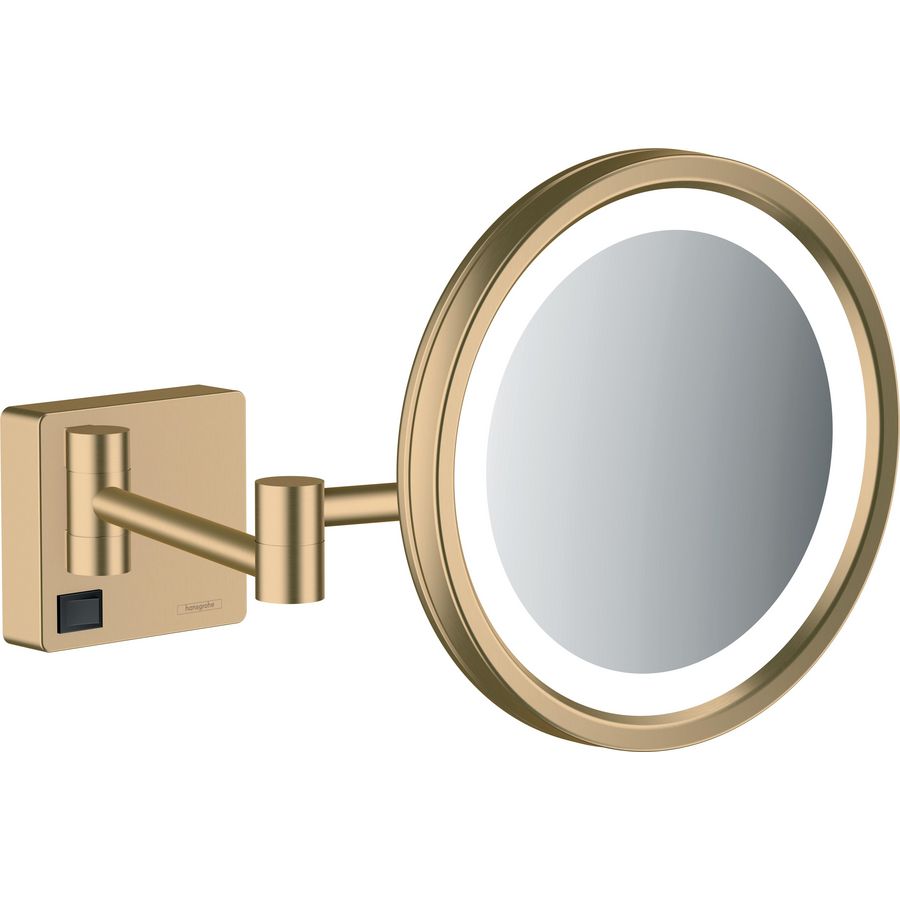 AddStoris scheerspiegel+LED Licht brushed bronze