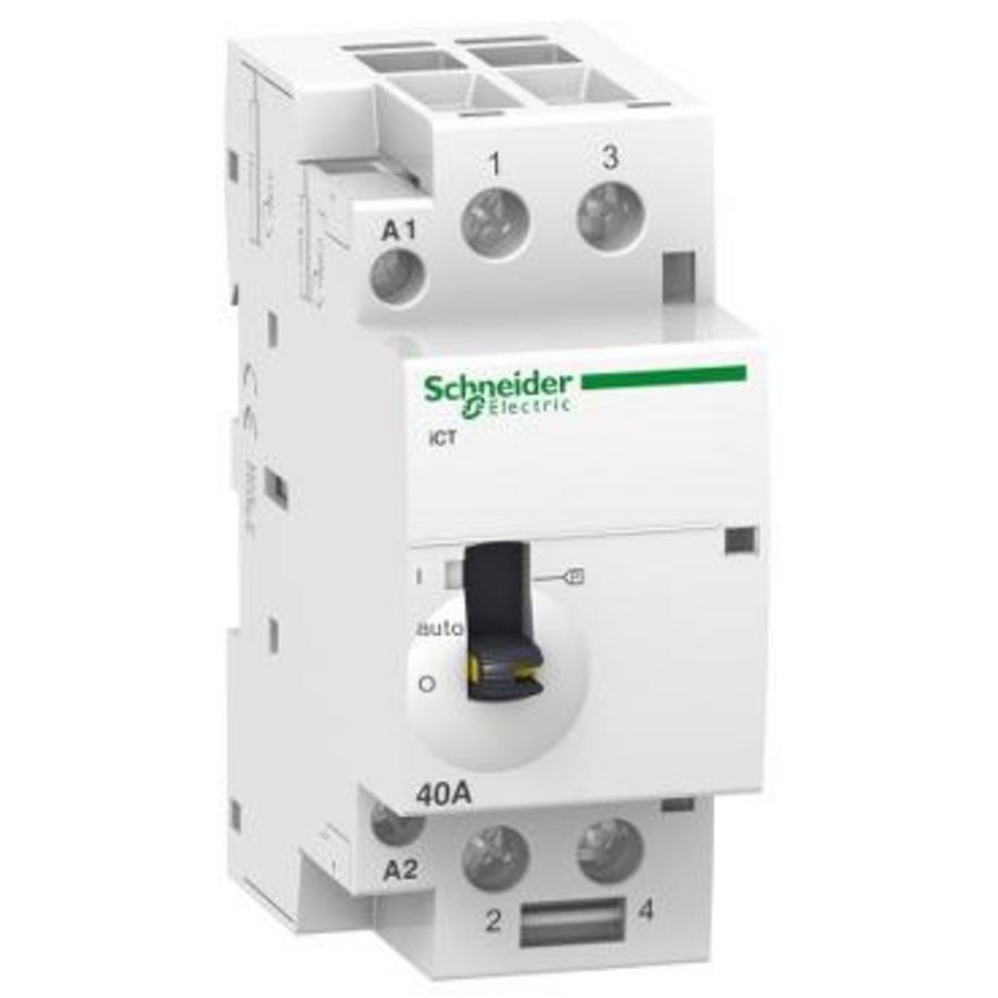 Magneetschakelaar Met handbediening 2 NO In=63A Uc=24V A iCT