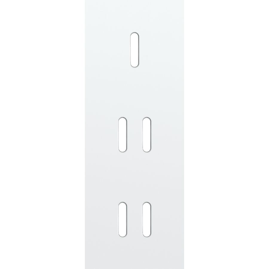 Afdekplaat 3-voud vertic. 71mm centerafst 154-56953