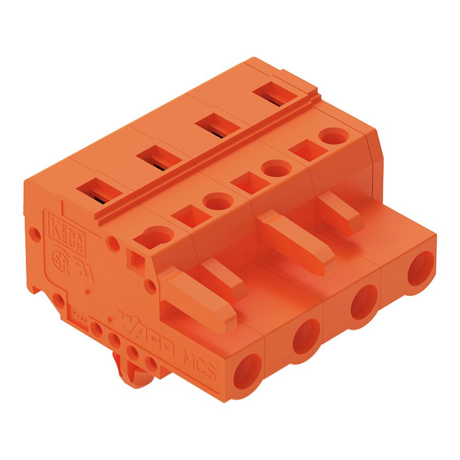 1-draads FE steker 2,5mm² oranje 231-704/008-000 VVE=50