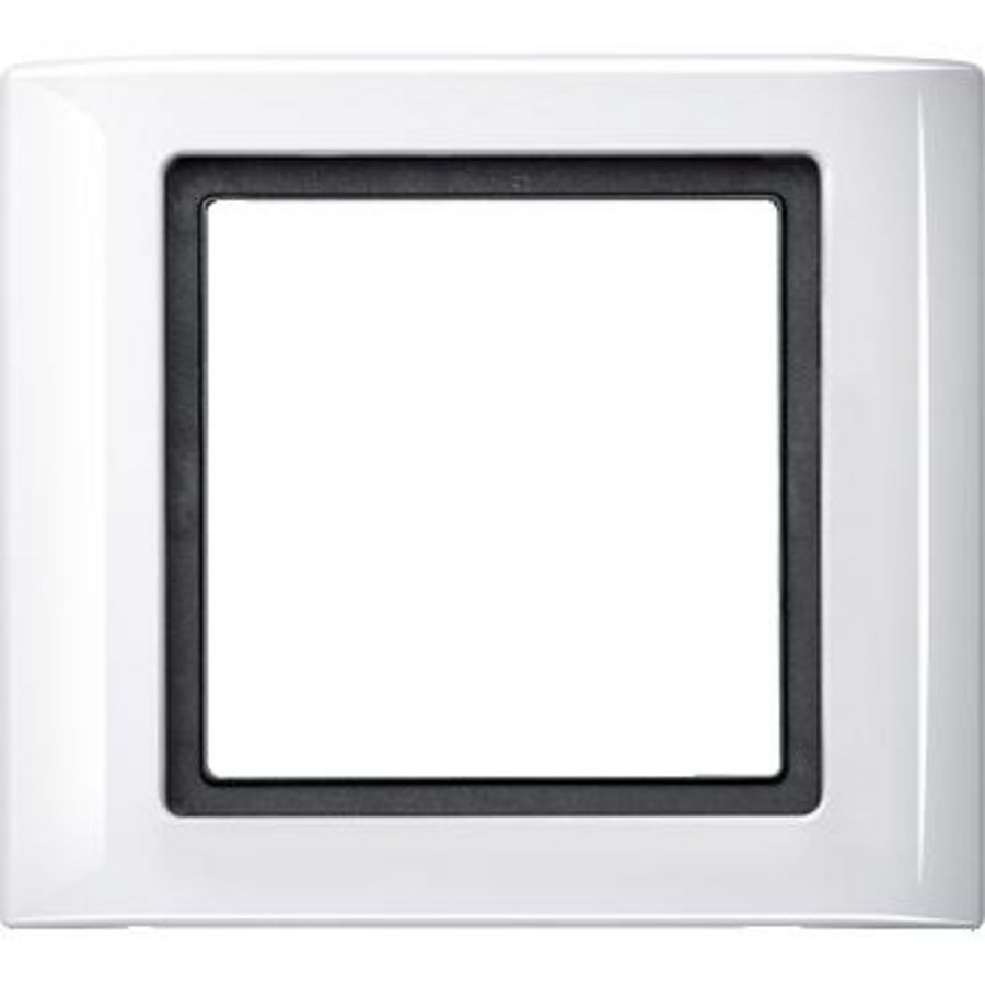 Afdekraam 1-voudig Polarwit IP44 Aquadesign