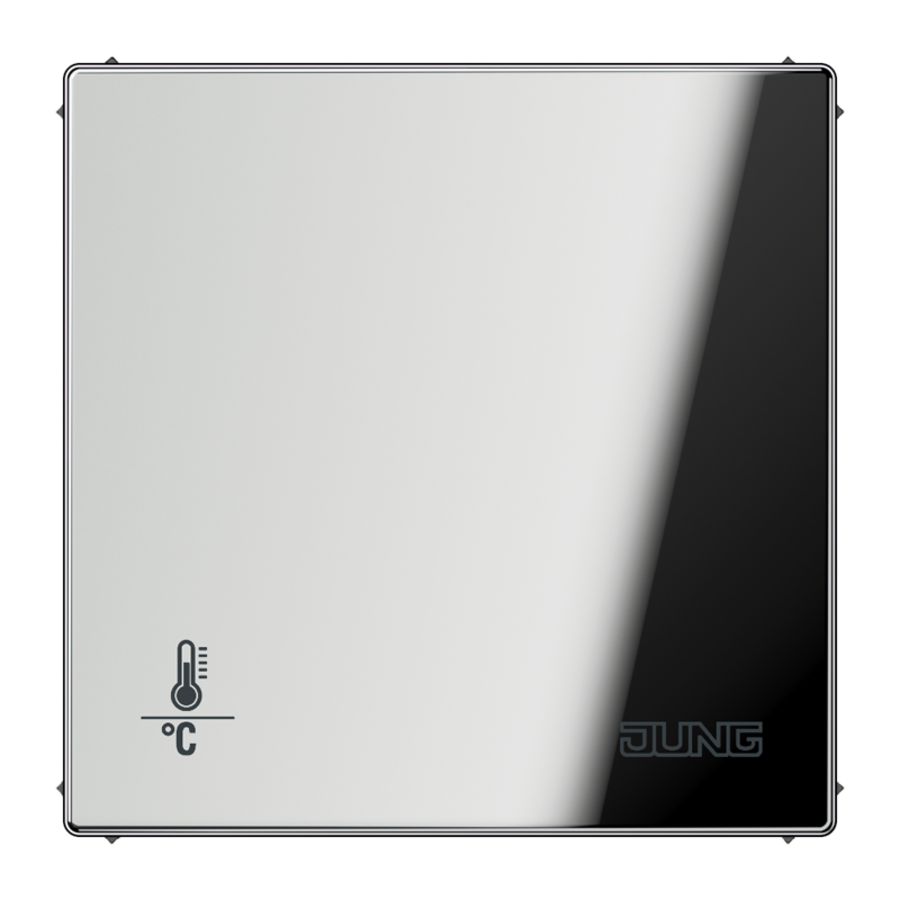 Objectregelaar + 4 bin LS chroom KNX