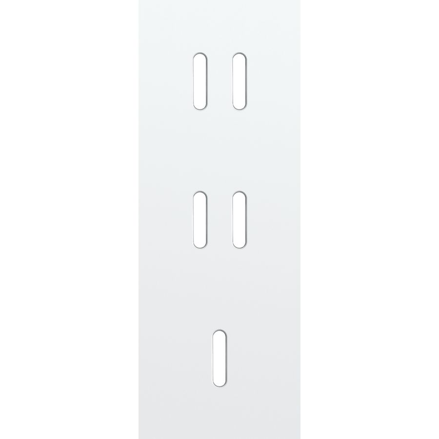 Afdekplaat 3-voud vertic. 71mm centerafst 154-56954