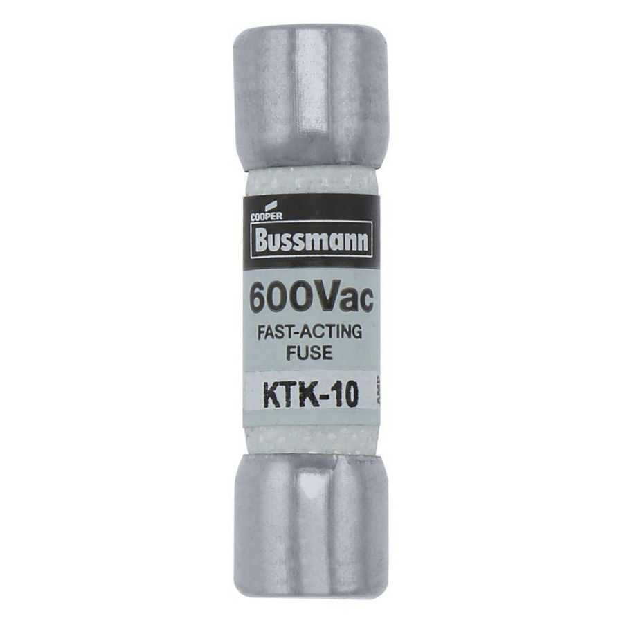 Zekering laagspanning 10A AC 600V 10x38mm UL CS VVE=10