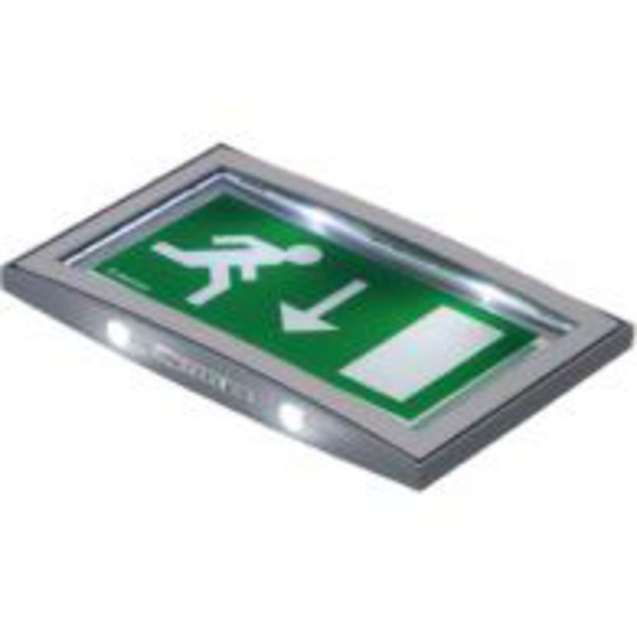 Perspex frame tbv vluchtroute - verlichting - aanduiding