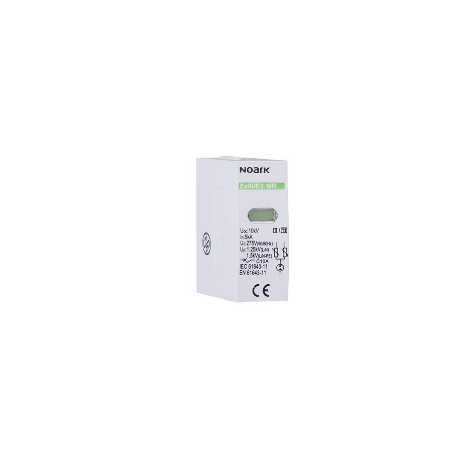 Bliksemstroomafleider 3 (D) In=10 kA Uc=275V AC plug-in mo