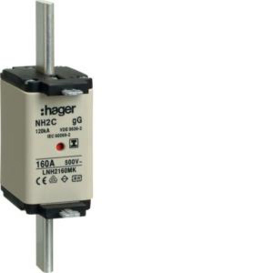 Mespatroon NH2C 160A 500V gG combimelder geisoleerd VVE=3